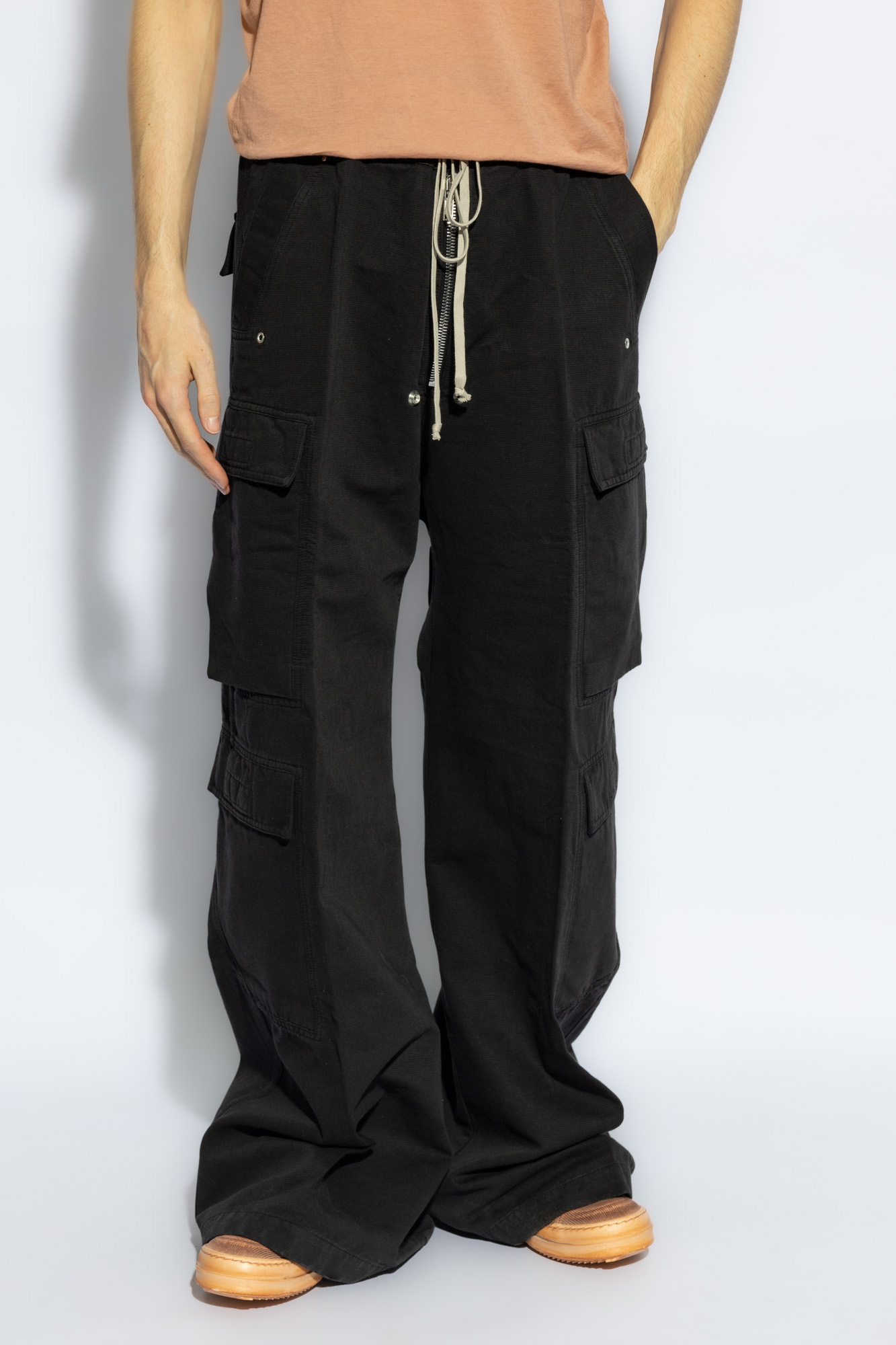 Black 'Double Cargo Jumbo' trousers Rick Owens DRKSHDW